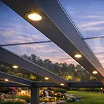 LED-Spots für Terrassenüberdachung